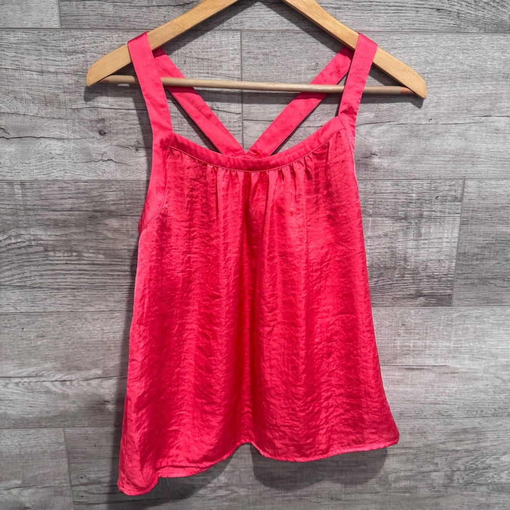 CAbi Vibrant coral Camisole Top